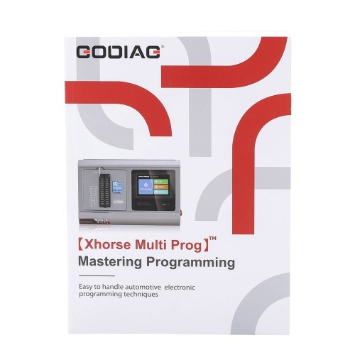 GODIAG for Xhorse Multi Prog Mastering Programming Book Introduction [English/Spanish] Memory Chip and Data / Practical Operation Tutorial / Options