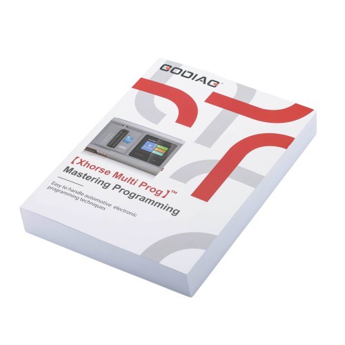 GODIAG for Xhorse Multi Prog Mastering Programming Book Introduction [English/Spanish] Memory Chip and Data / Practical Operation Tutorial / Options