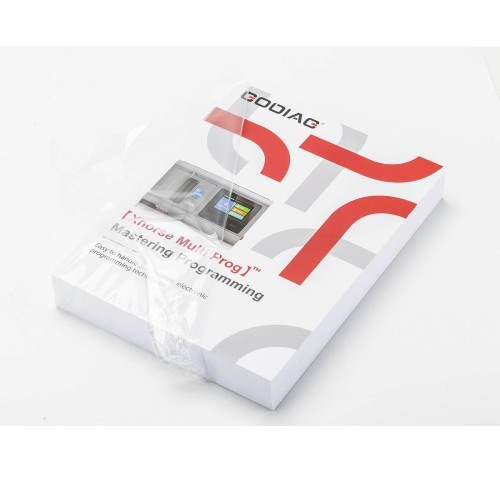 GODIAG for Xhorse Multi Prog Mastering Programming Book Introduction [English/Spanish] Memory Chip and Data / Practical Operation Tutorial / Options