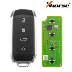 5PCS/LOT Xhorse XSMS01EN XM38 Smart Key MS.RT LEATHER-CRAIN 4 Buttons