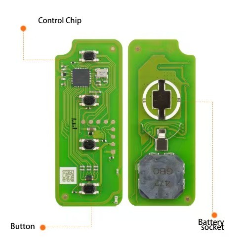 5PCS/LOT Xhorse XSMS01EN XM38 Smart Key MS.RT LEATHER-CRAIN 4 Buttons
