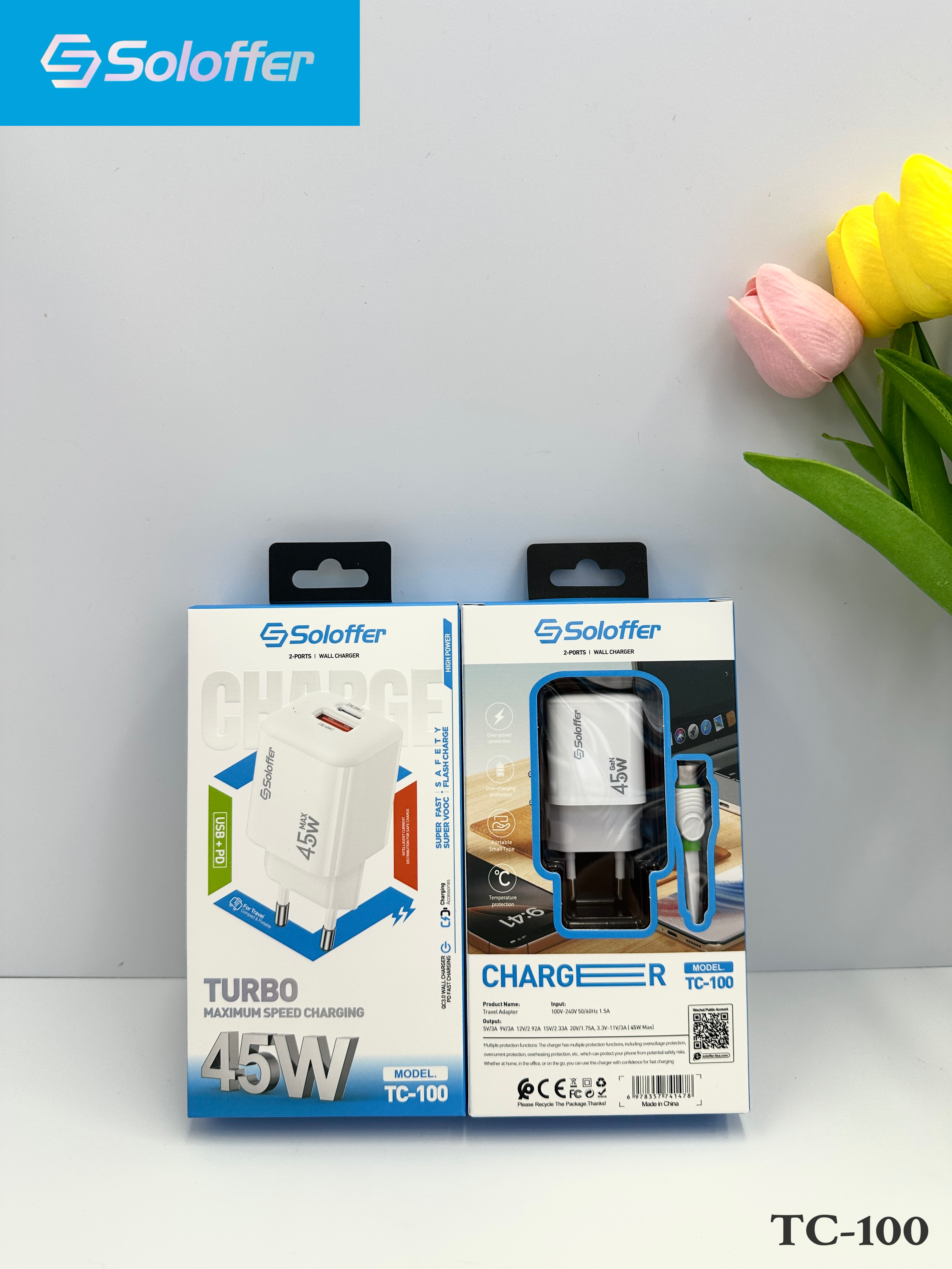 TC-100 EU PIN HOME CHARGER