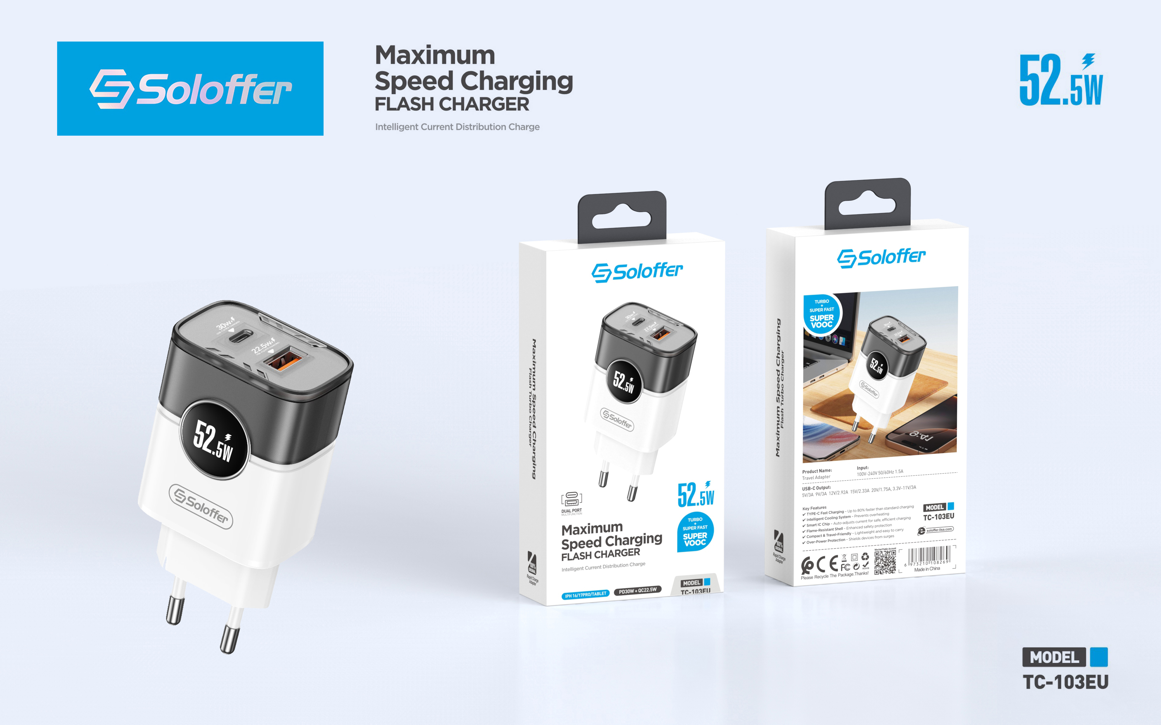 TC-103 HOME CHARGER UK&EU PIN