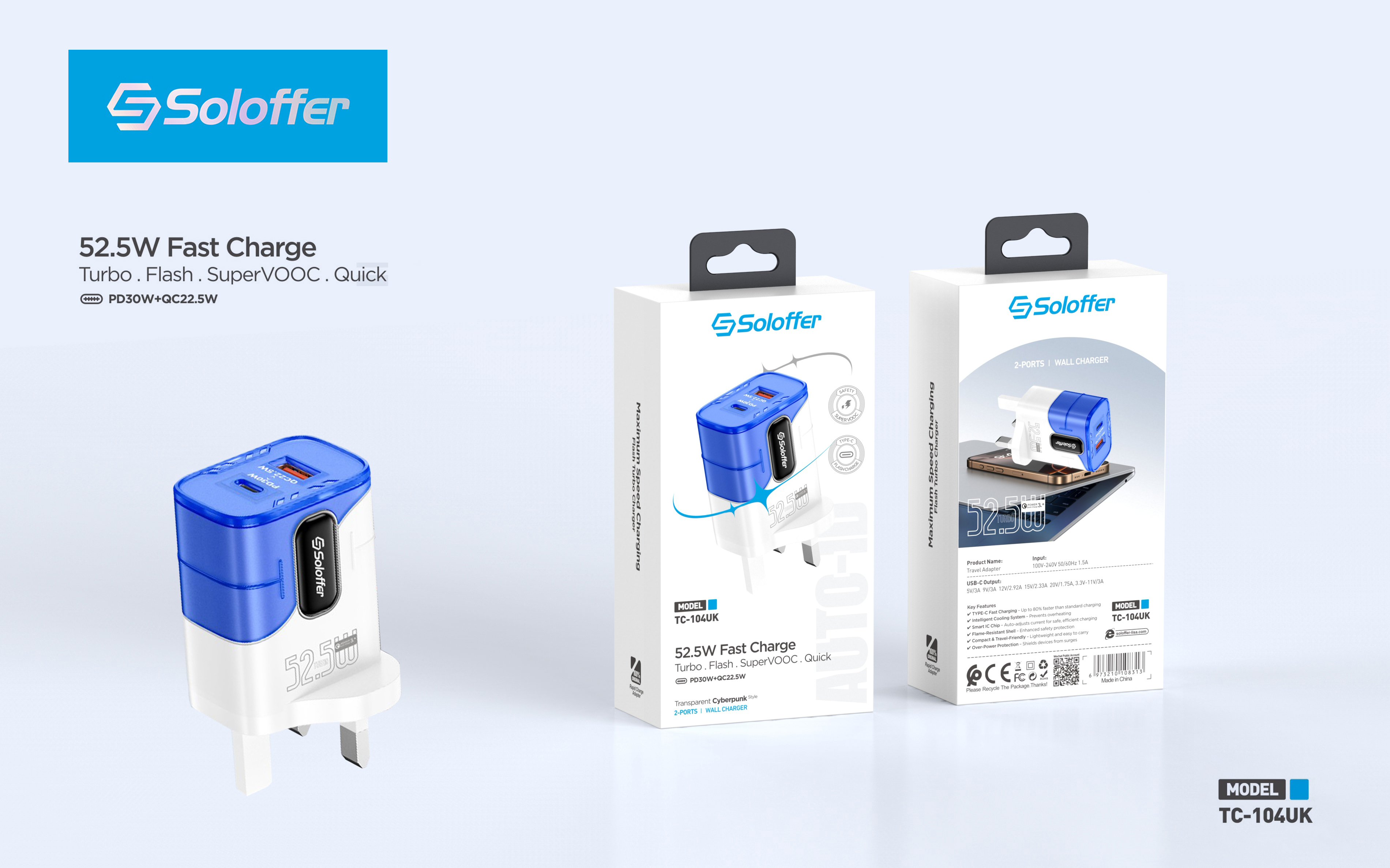 TC-104 HOME CHARGER UK&EU PIN