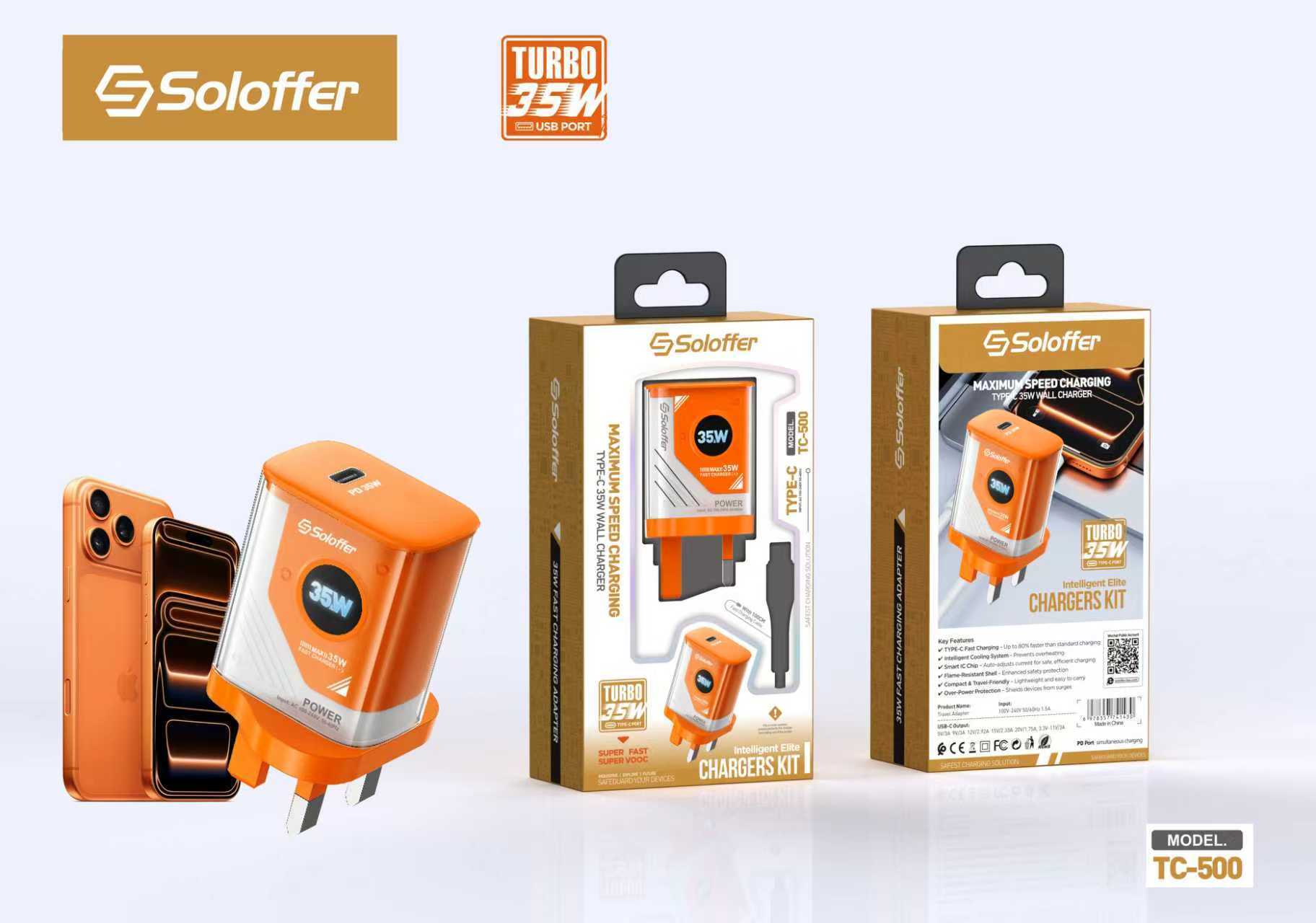 TC-500 HOME CHARGER UK&EU PIN