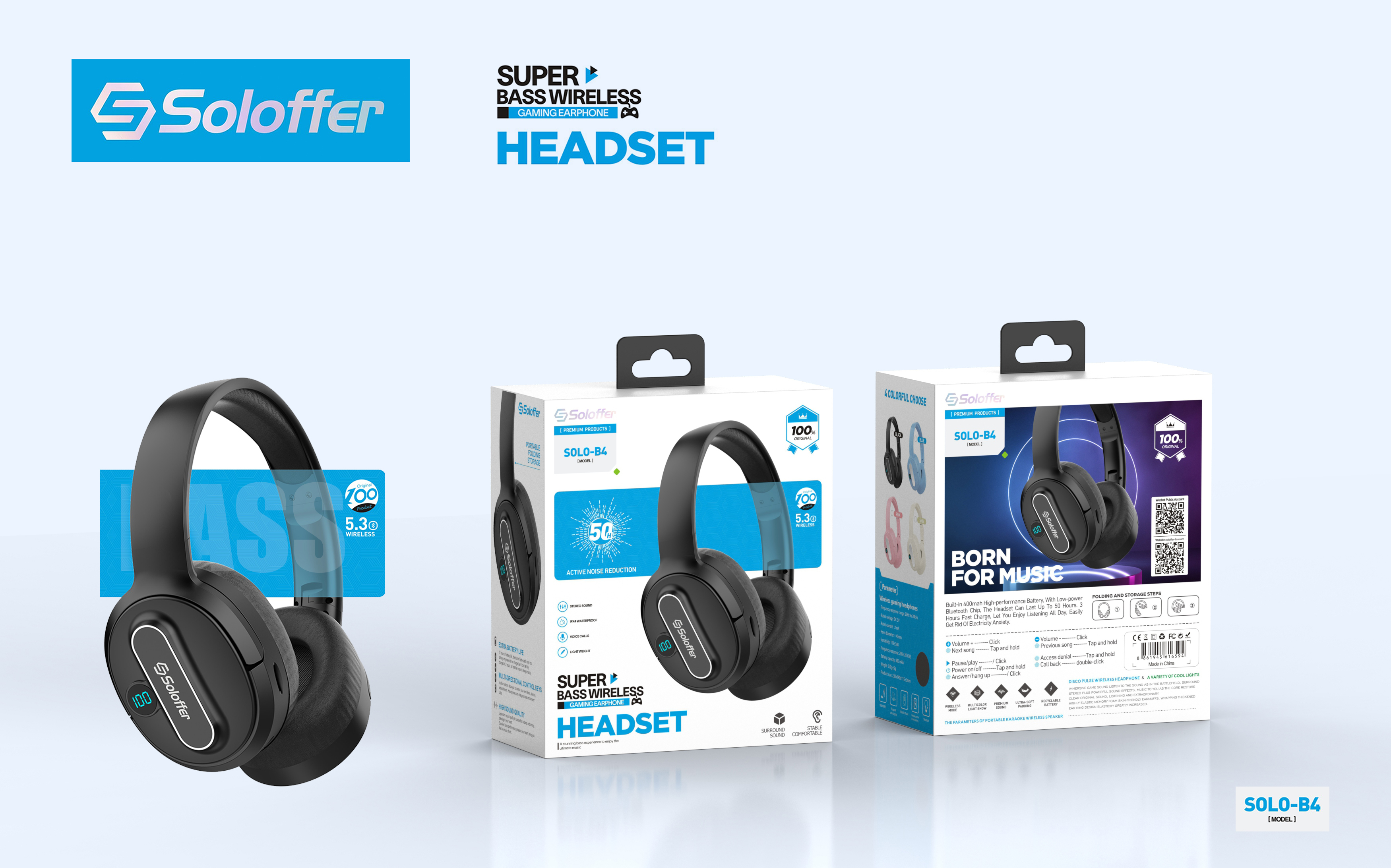 SOLO-B4 HEADPHONE