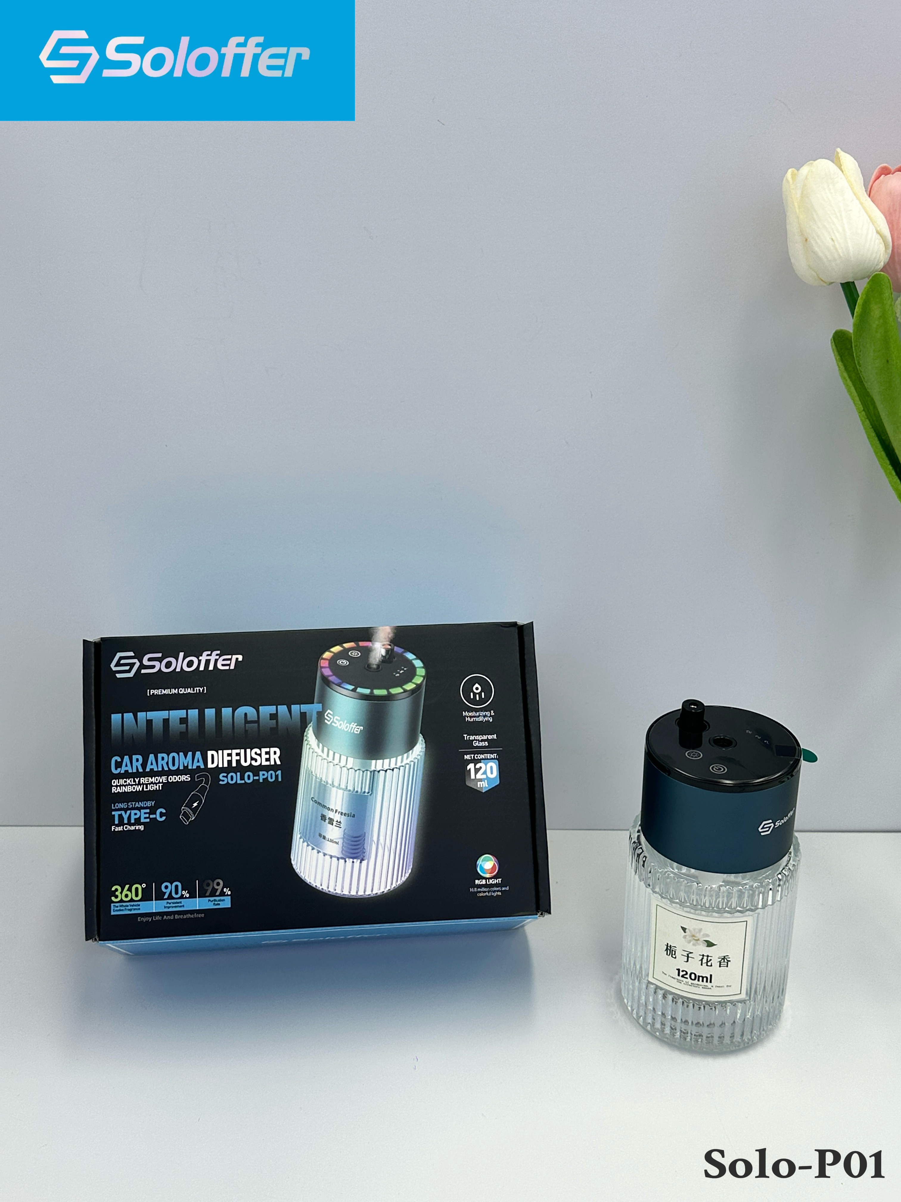 SOLO-P01 CAR AROMA DIFFUSER