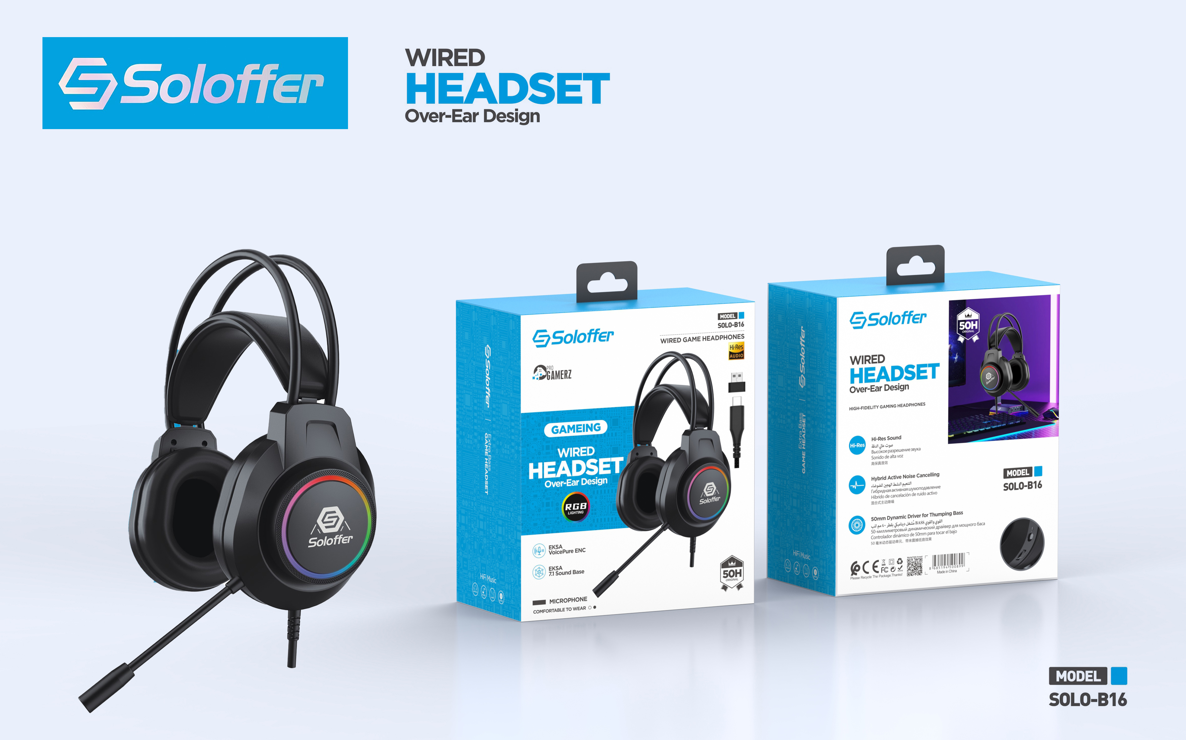 SOLO-B16 HEADPHONE