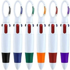 4-Color Carabiners Note-Taking Pen