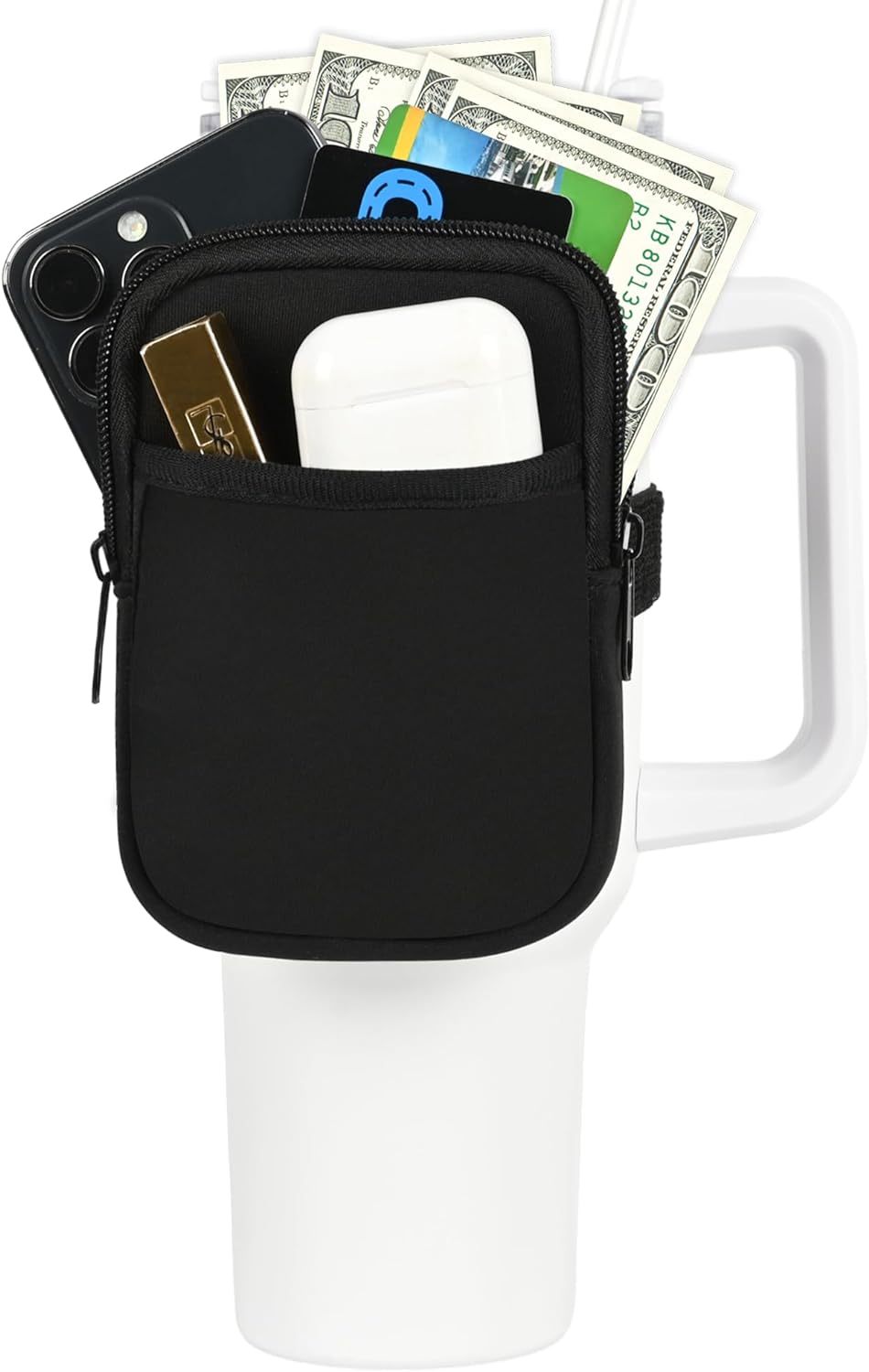 Double Pocket Water Bottle Pouch