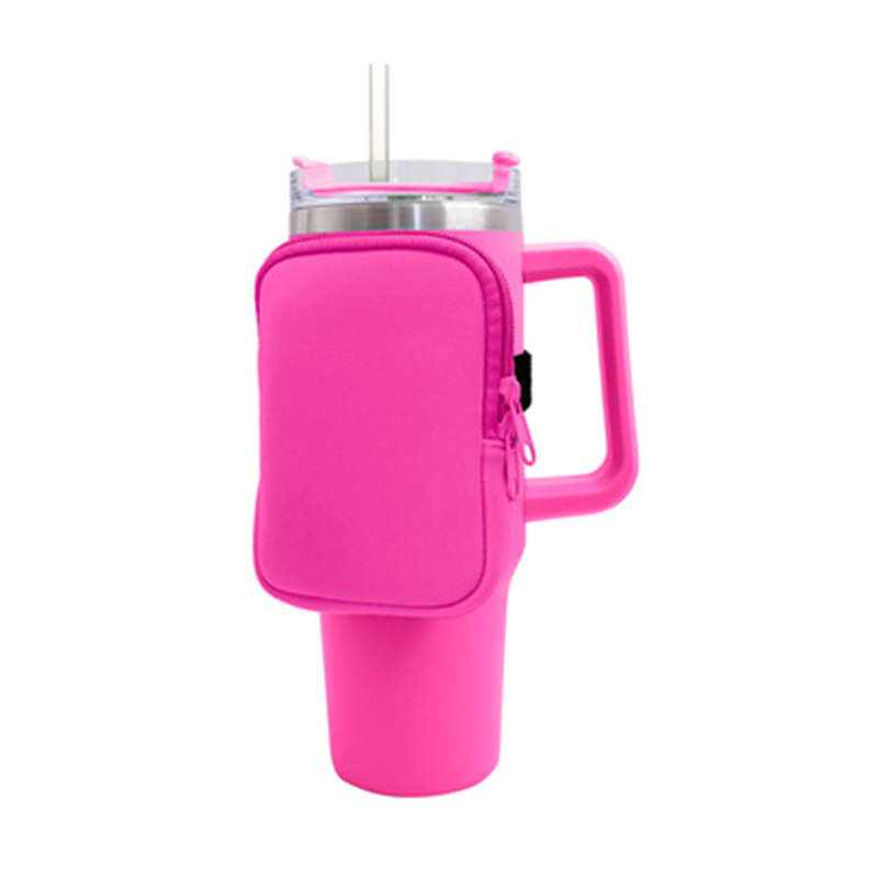 Water Bottle Pouch Compatible With Stanley Cup Single Pocket