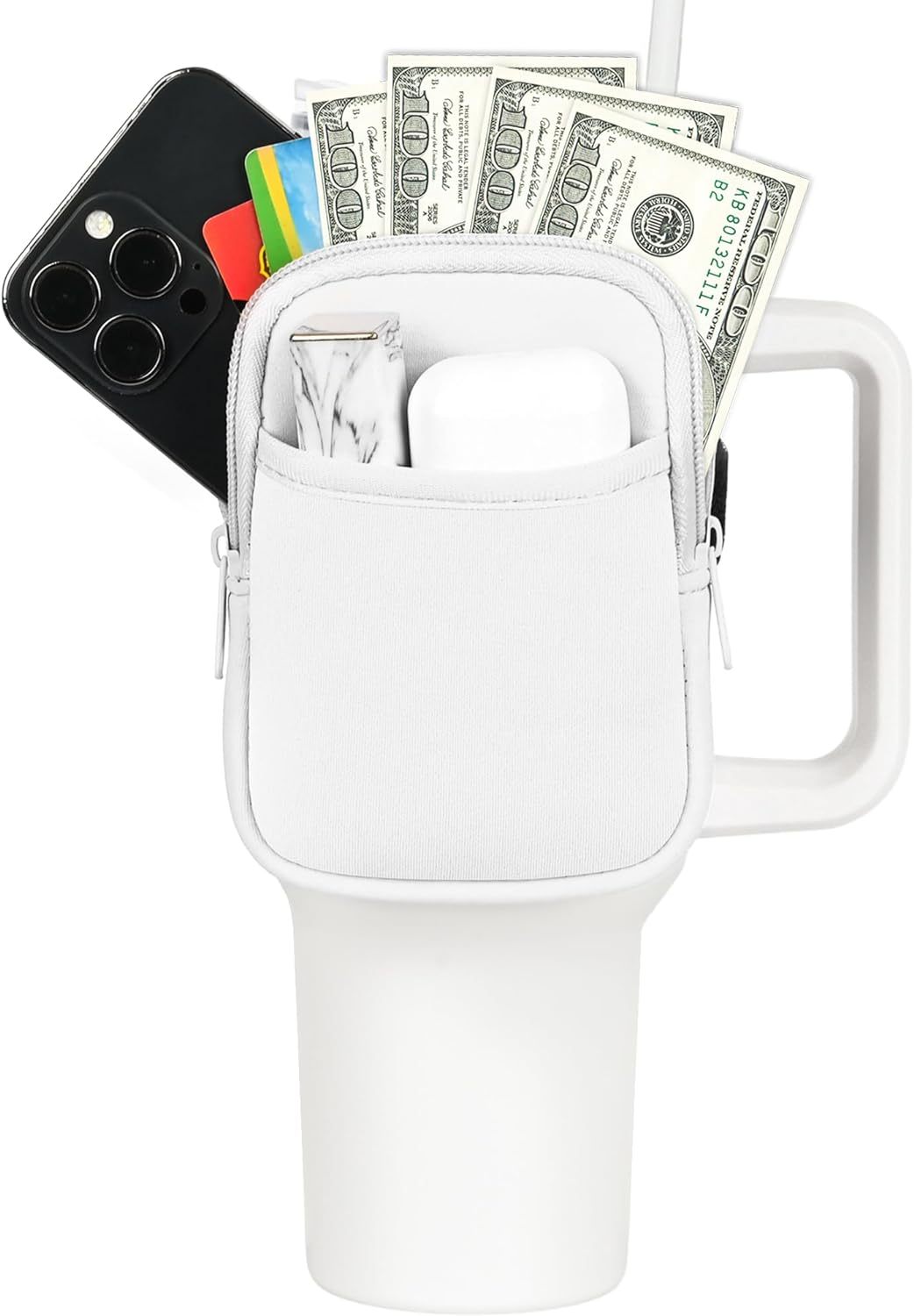 Double Pocket Water Bottle Pouch