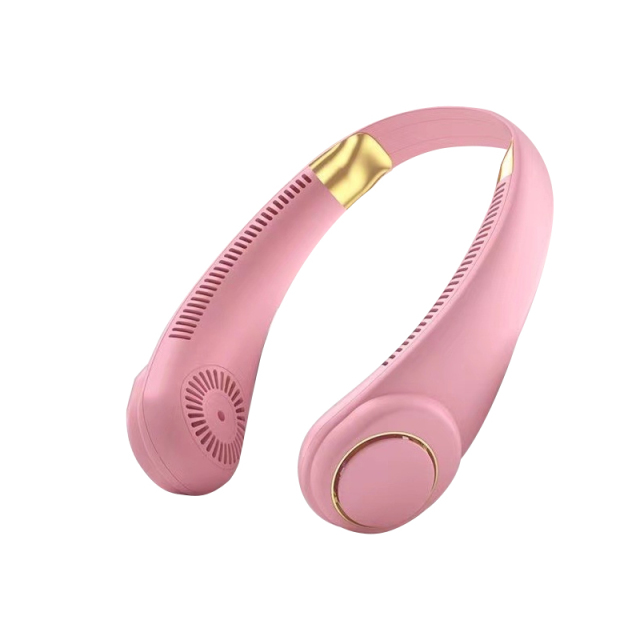 USB Portable Leafless Hanging Neck Electric Fan