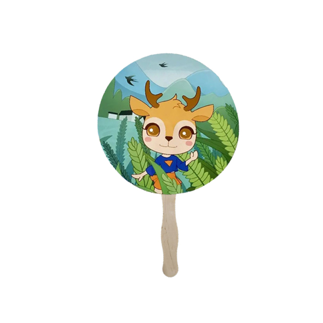 Wooden Handle Hand Fans