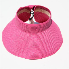 Open Top Wide Brim Sun Straw Hat