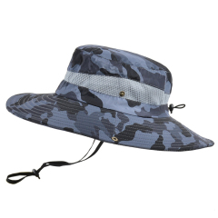 Wide Brim Camo Sun Hat