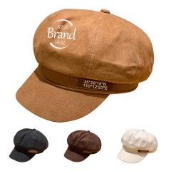 Solid Color Women Newsboy Cap