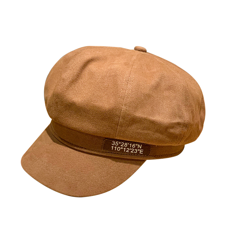 Solid Color Women Newsboy Cap