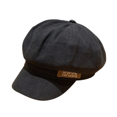 Solid Color Women Newsboy Cap