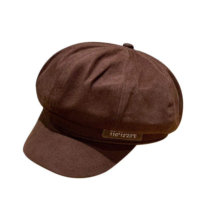 Solid Color Women Newsboy Cap