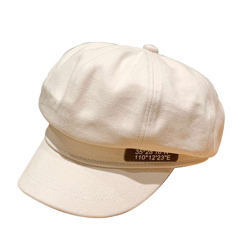 Solid Color Women Newsboy Cap