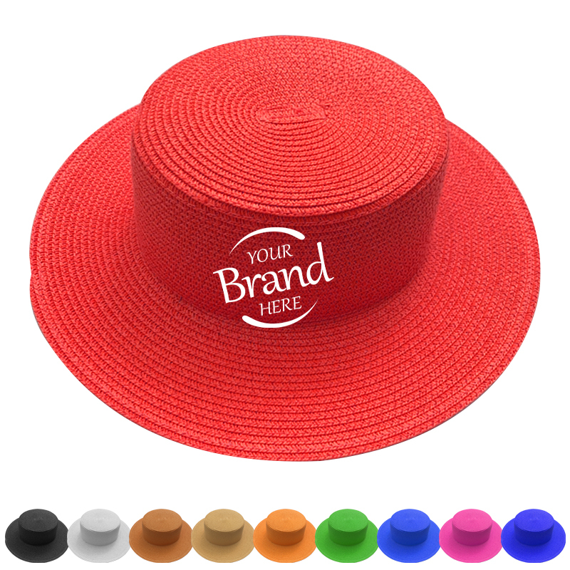 Flat Top Sun Straw Hat