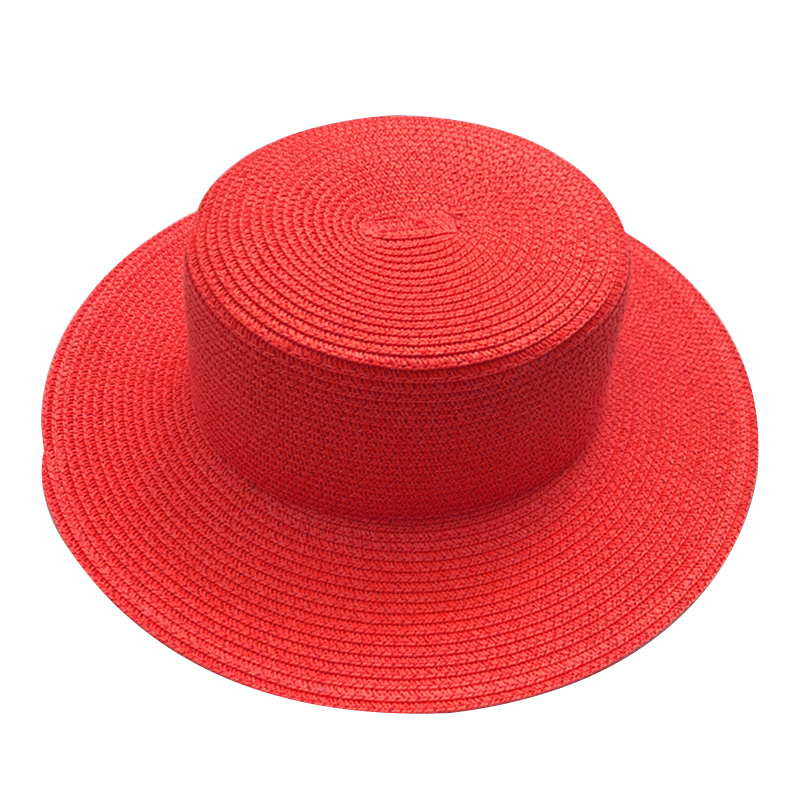 Flat Top Sun Straw Hat