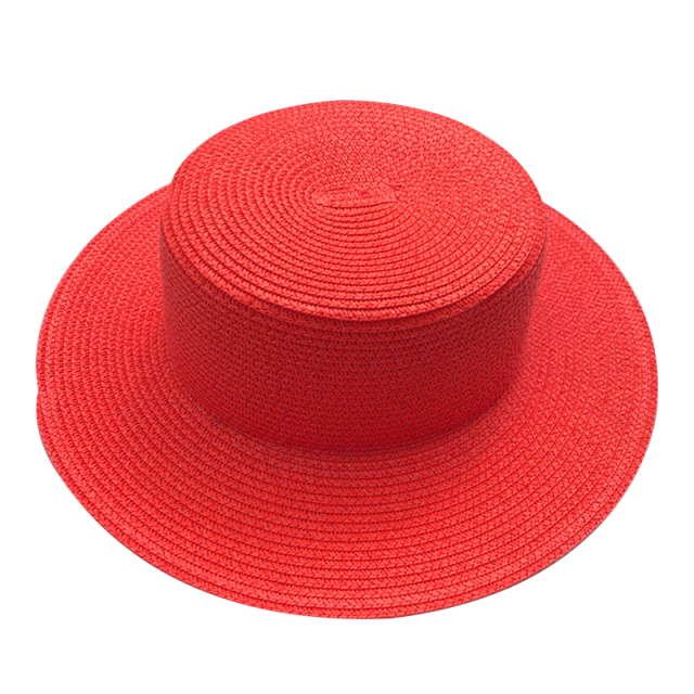 Flat Top Sun Straw Hat