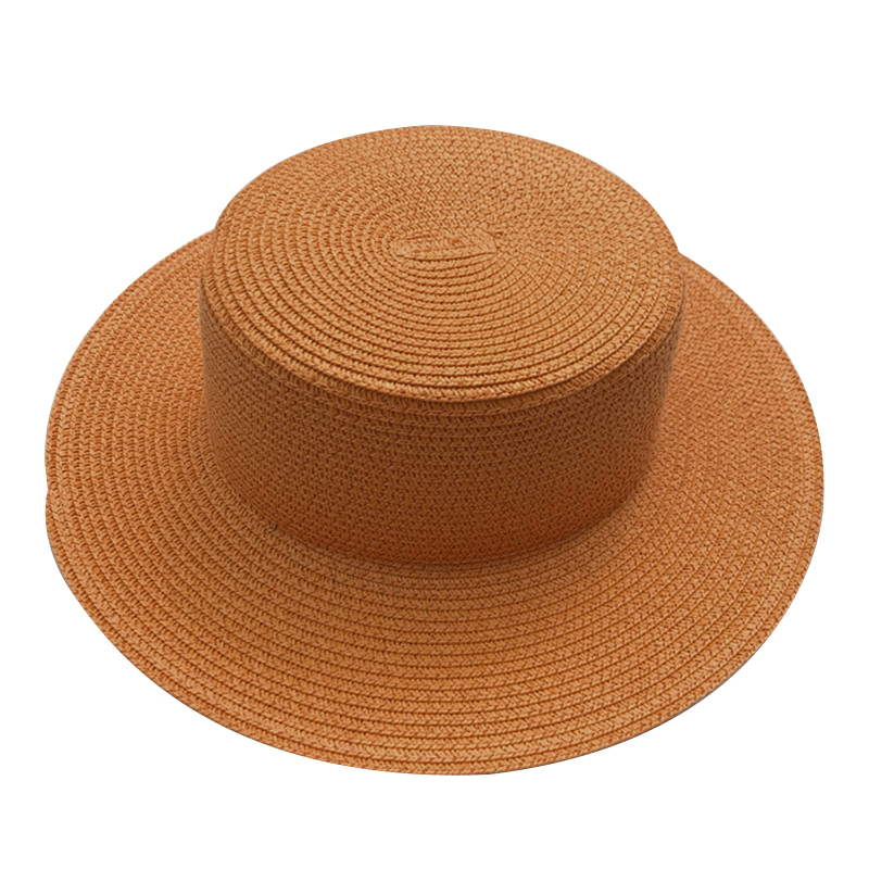Flat Top Sun Straw Hat