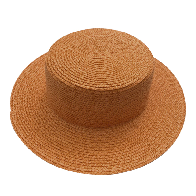 Flat Top Sun Straw Hat