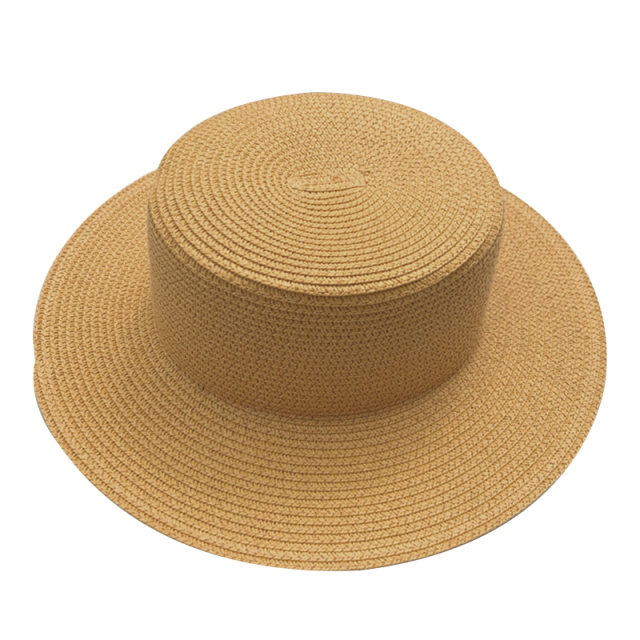 Flat Top Sun Straw Hat