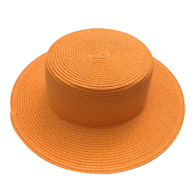 Flat Top Sun Straw Hat