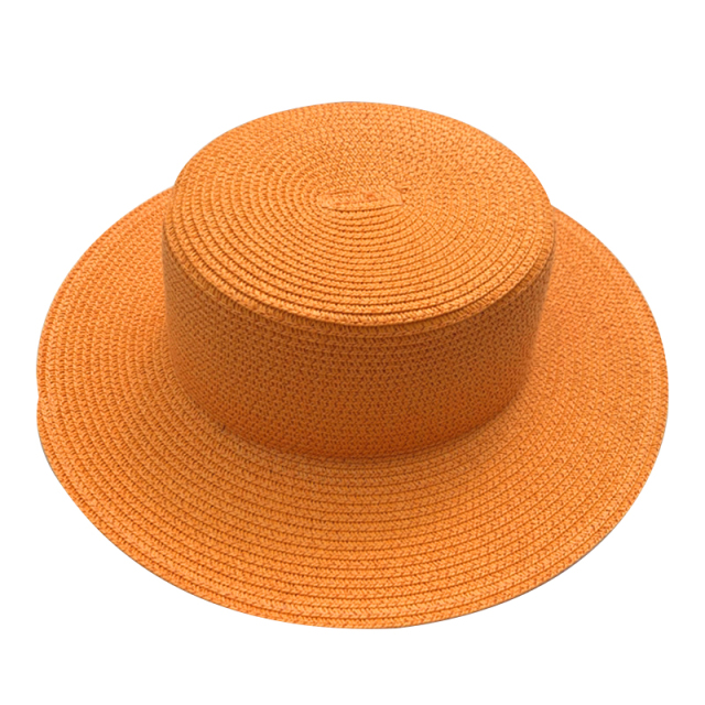 Flat Top Sun Straw Hat