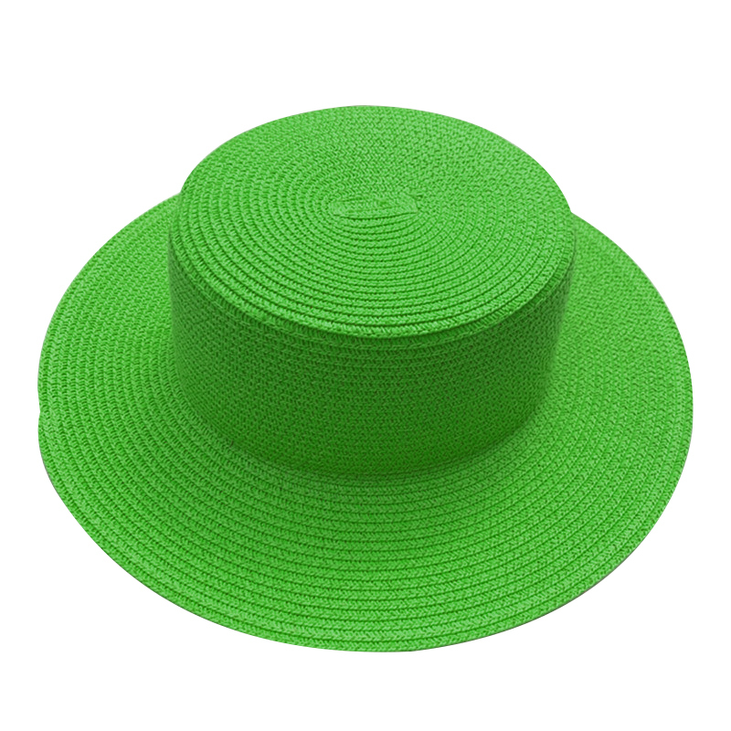 Flat Top Sun Straw Hat