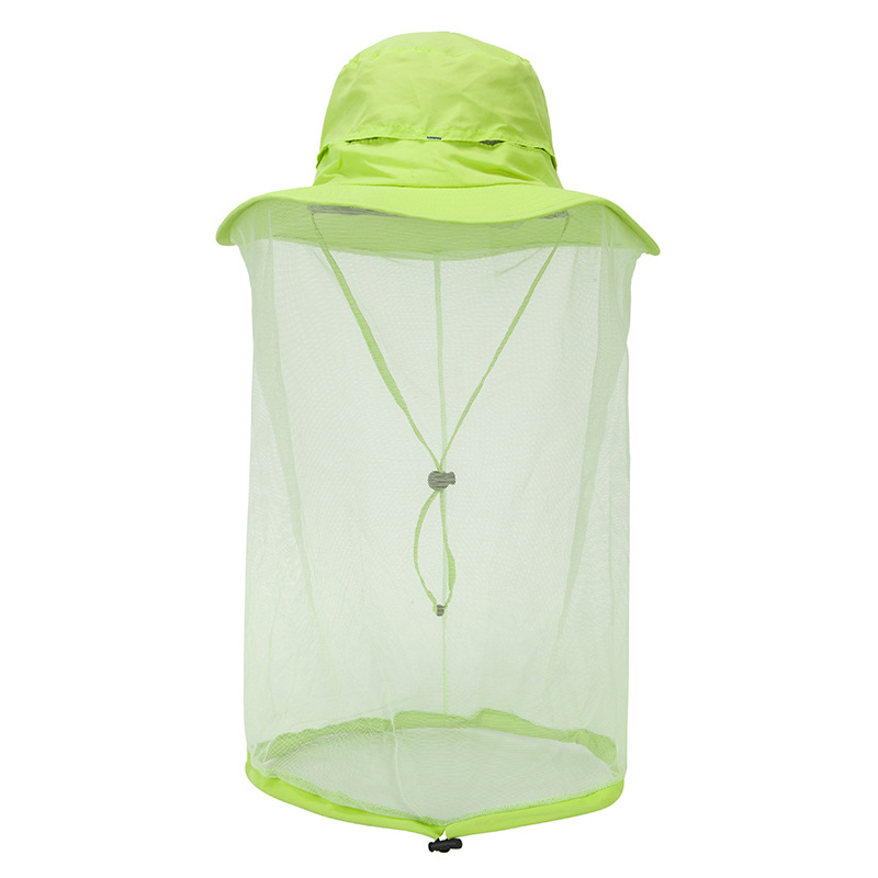 Fishing Sun Bucket Hat With Net