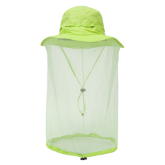 Fishing Sun Bucket Hat With Net