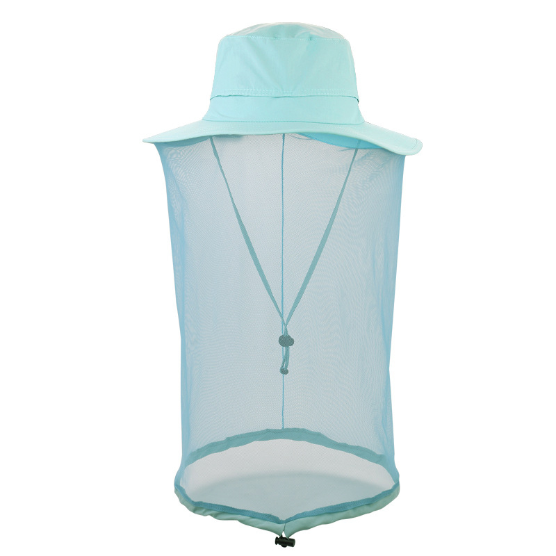 Fishing Sun Bucket Hat With Net
