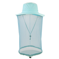Fishing Sun Bucket Hat With Net