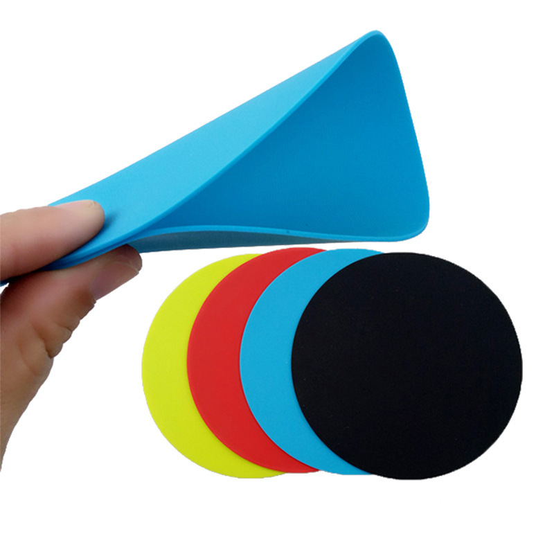 Round Silicone Jar Opener Coaster