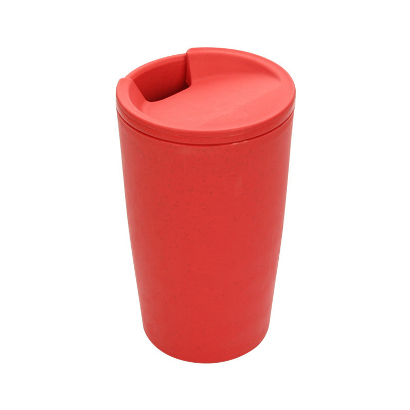 Wheat Straw Coffee Cup With Lid