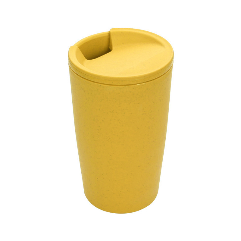Wheat Straw Coffee Cup With Lid