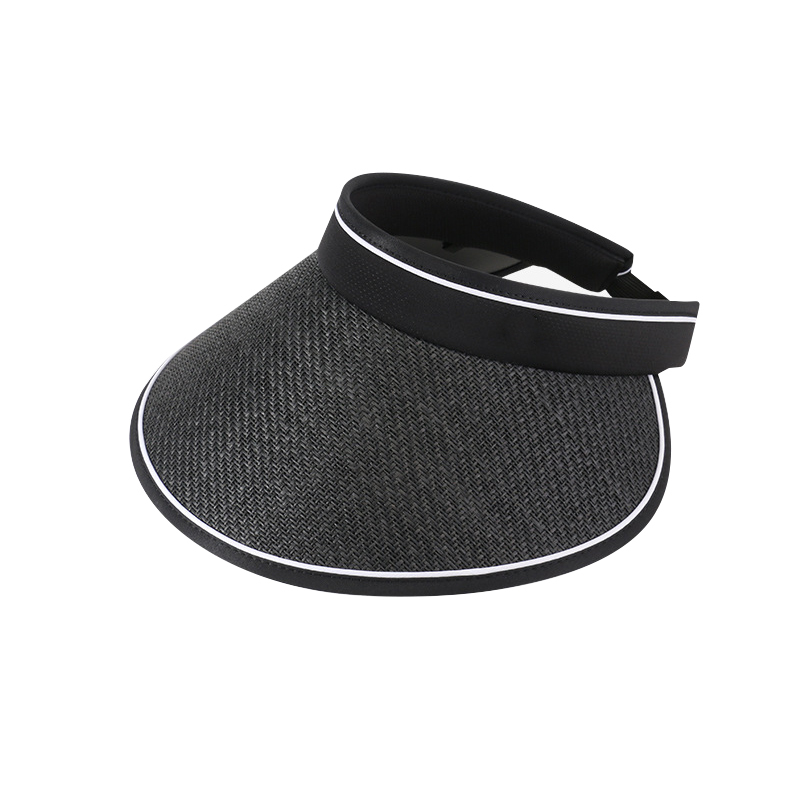 Wide Brim Open Top Roll-Up Sun Straw Hat