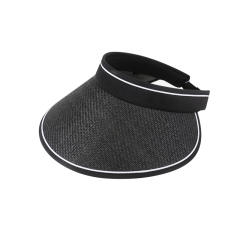 Wide Brim Open Top Roll-Up Sun Straw Hat