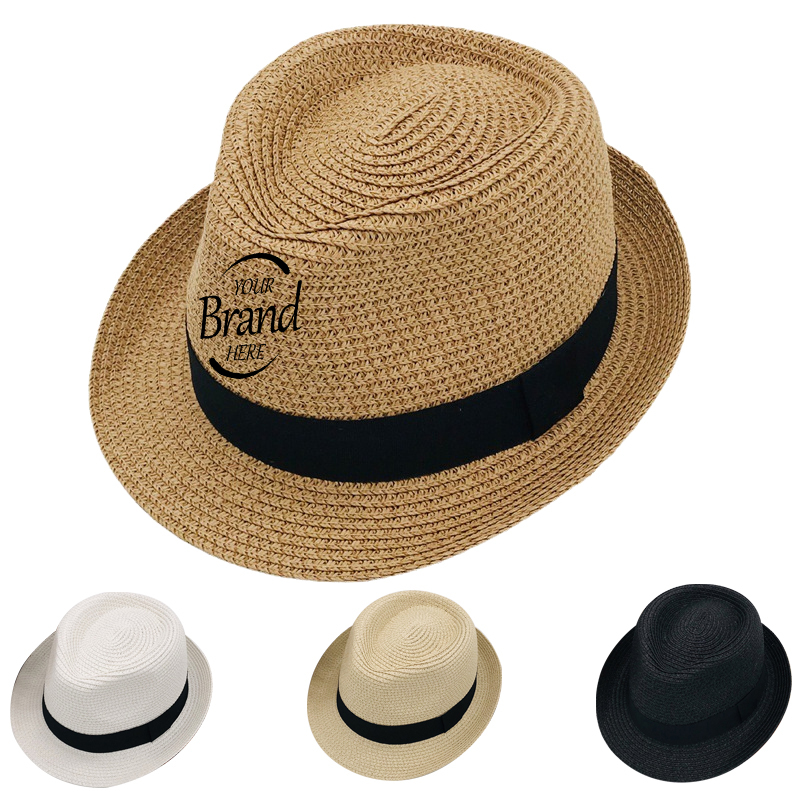 Straw Panama Fedora Sun Hats