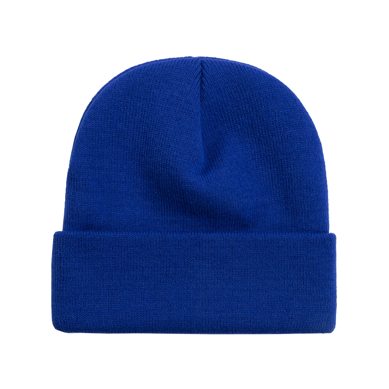 Solid Color Knitted Beanie Hat