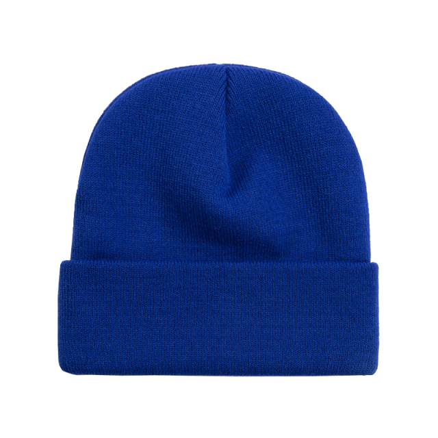 Solid Color Knitted Beanie Hat