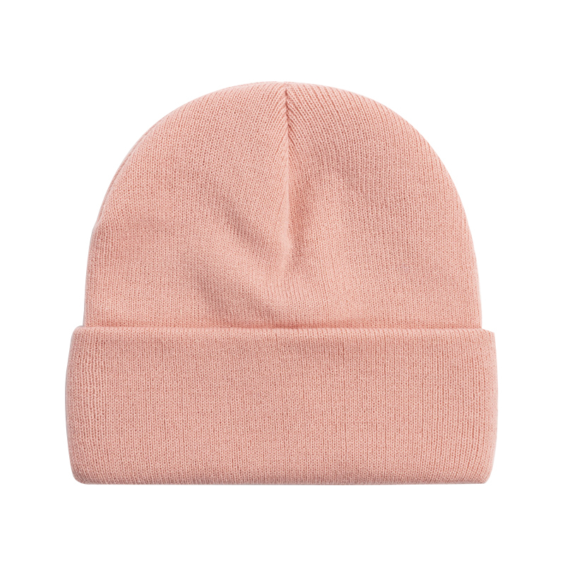 Solid Color Knitted Beanie Hat