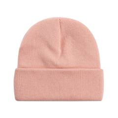 Solid Color Knitted Beanie Hat