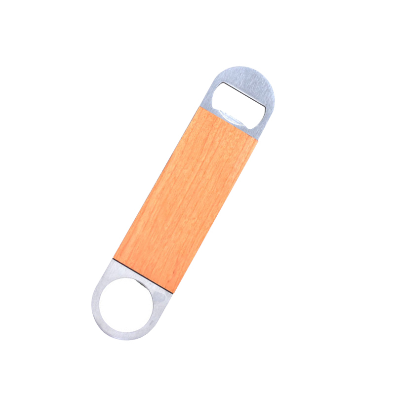 Stainless Steel Wooden Bottle Opener