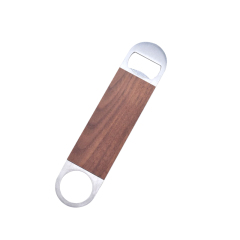 Stainless Steel Wooden Bottle Opener